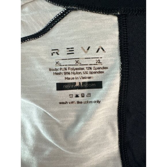 Reva Womens Athletic Zip-Up Jacket Size XL Polyester & Spandex Blend Black & Whi - Picture 6 of 6